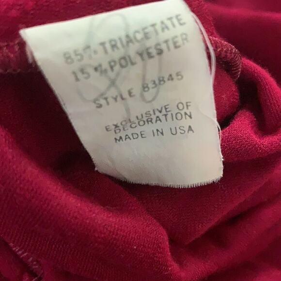 KOMAR SLEEPWEAR LONG LACE RED POLKA DOT WARM‎ SIZE L - Picture 8 of 8